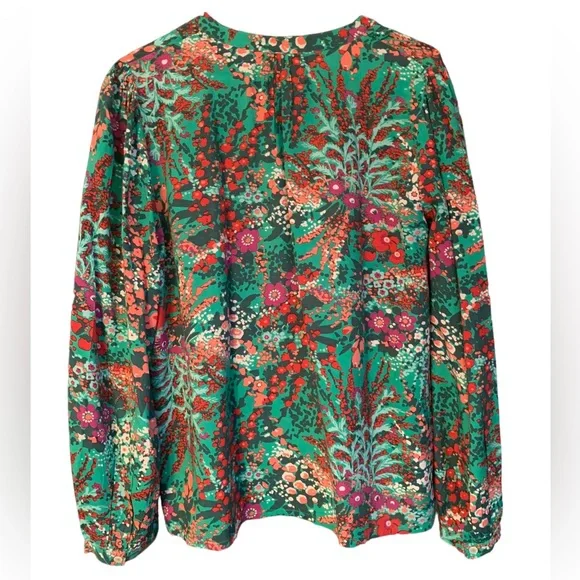 Banjanan Green Floral Blouse - Picture 7 of 11